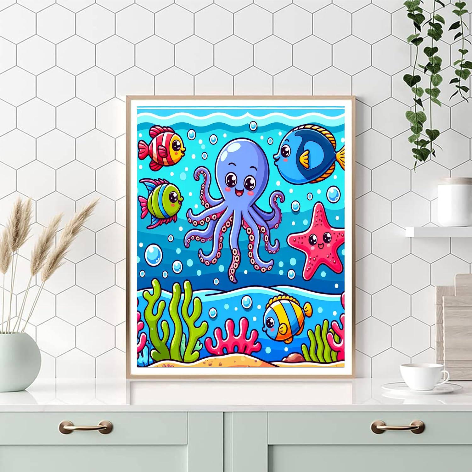 Cheery Ocean Adventure Painting By Numbers Kit