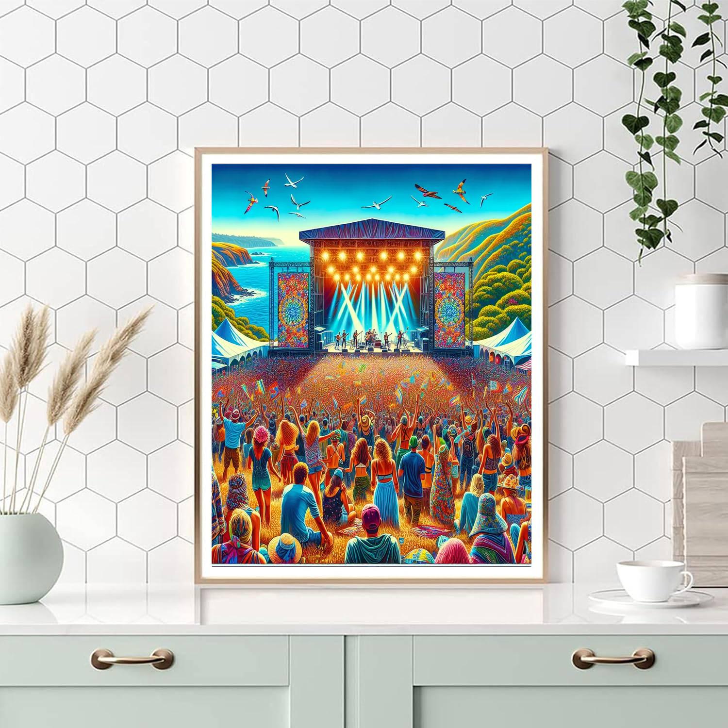 Splendour In The Grass - Australia Numbered Painting Kits