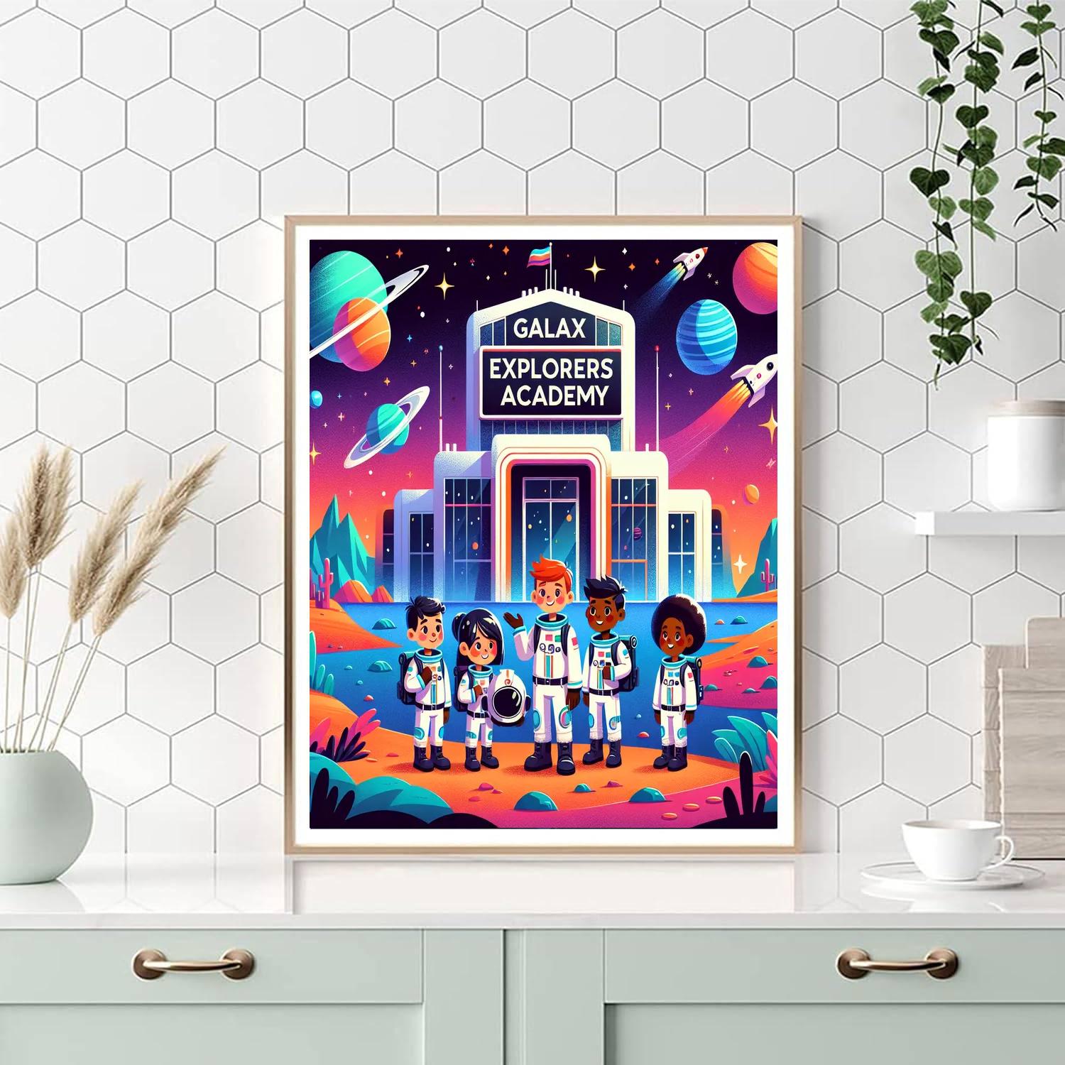 Galaxy Explorers Academy DIY Paint By Numbers