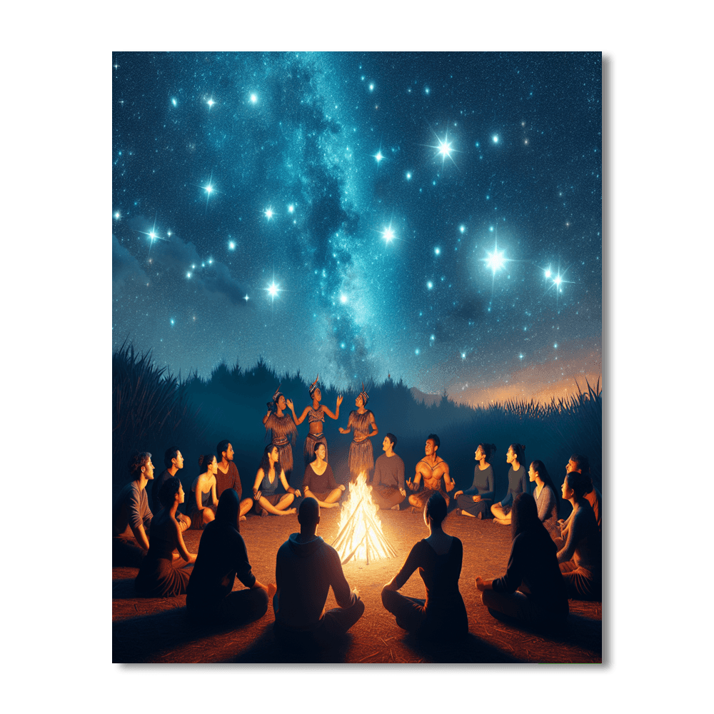 Maori New Year - New Zealand Paint By Numbers Kits