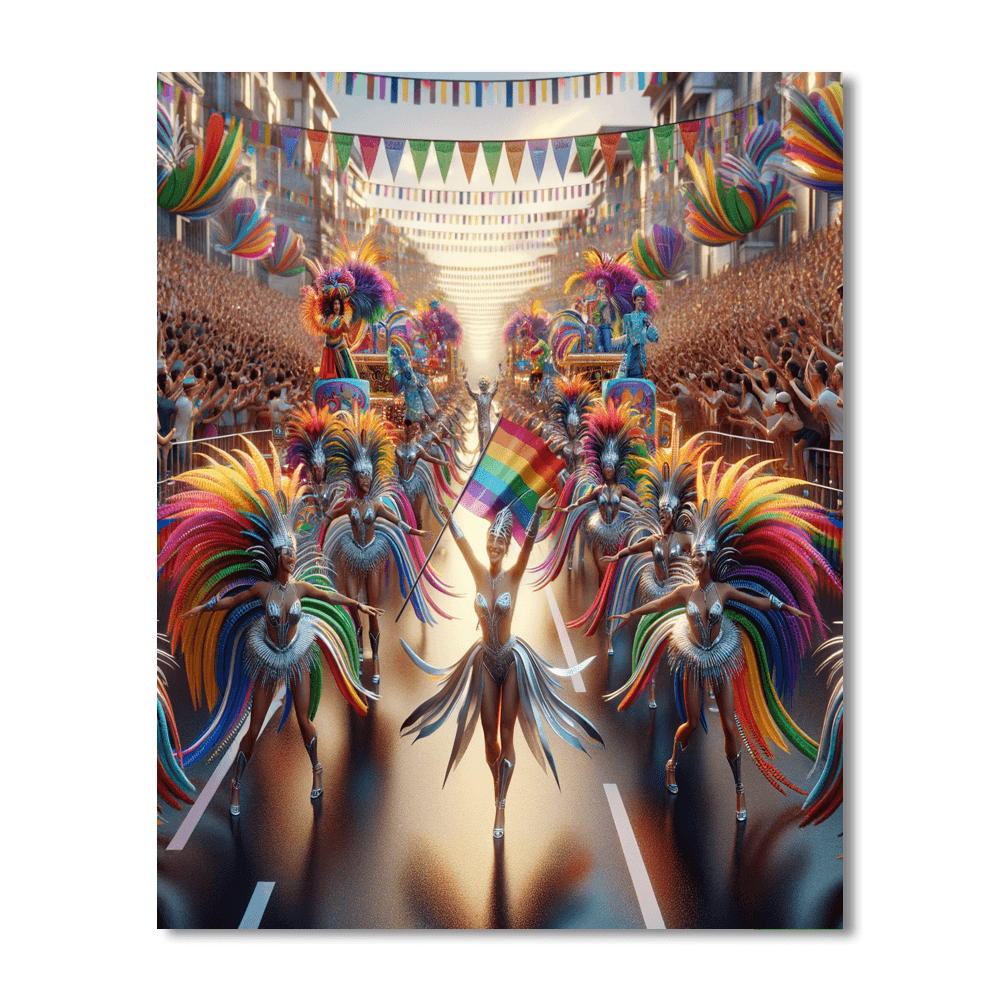 Pride Parade - São Paulo Paint By Color