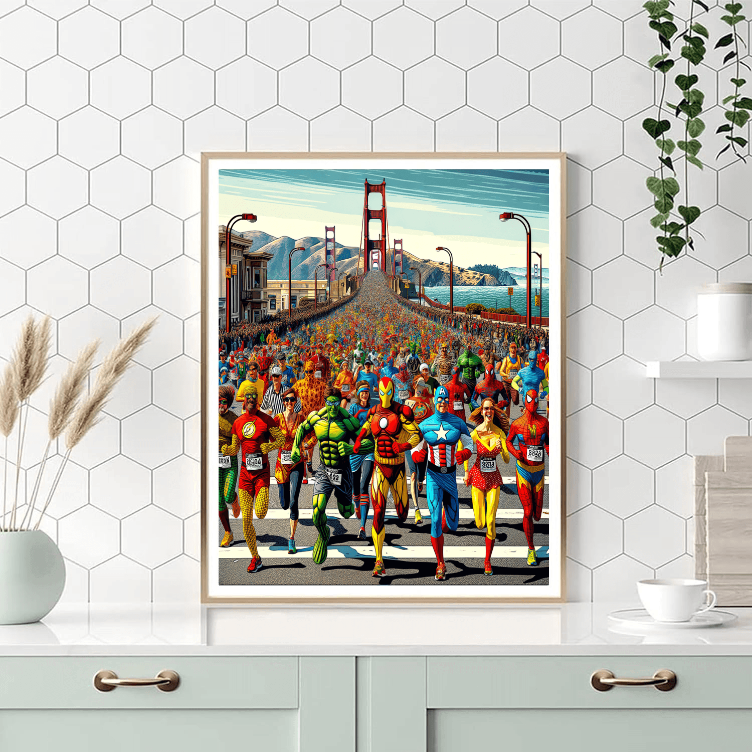 Bay To Breakers Race - San Francisco, Usa Number Painting