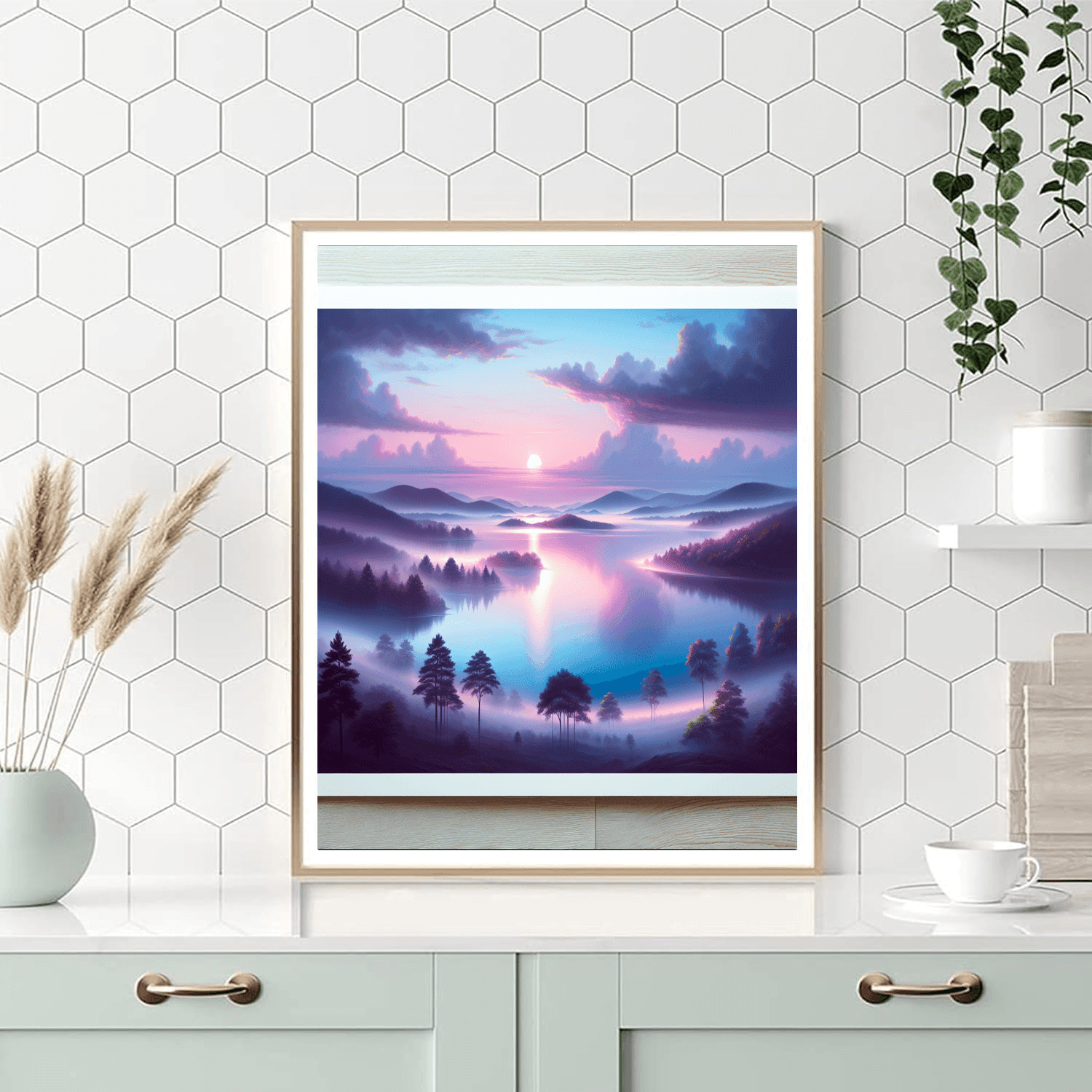 Serenity At Dawn Painting By Numbers Kit