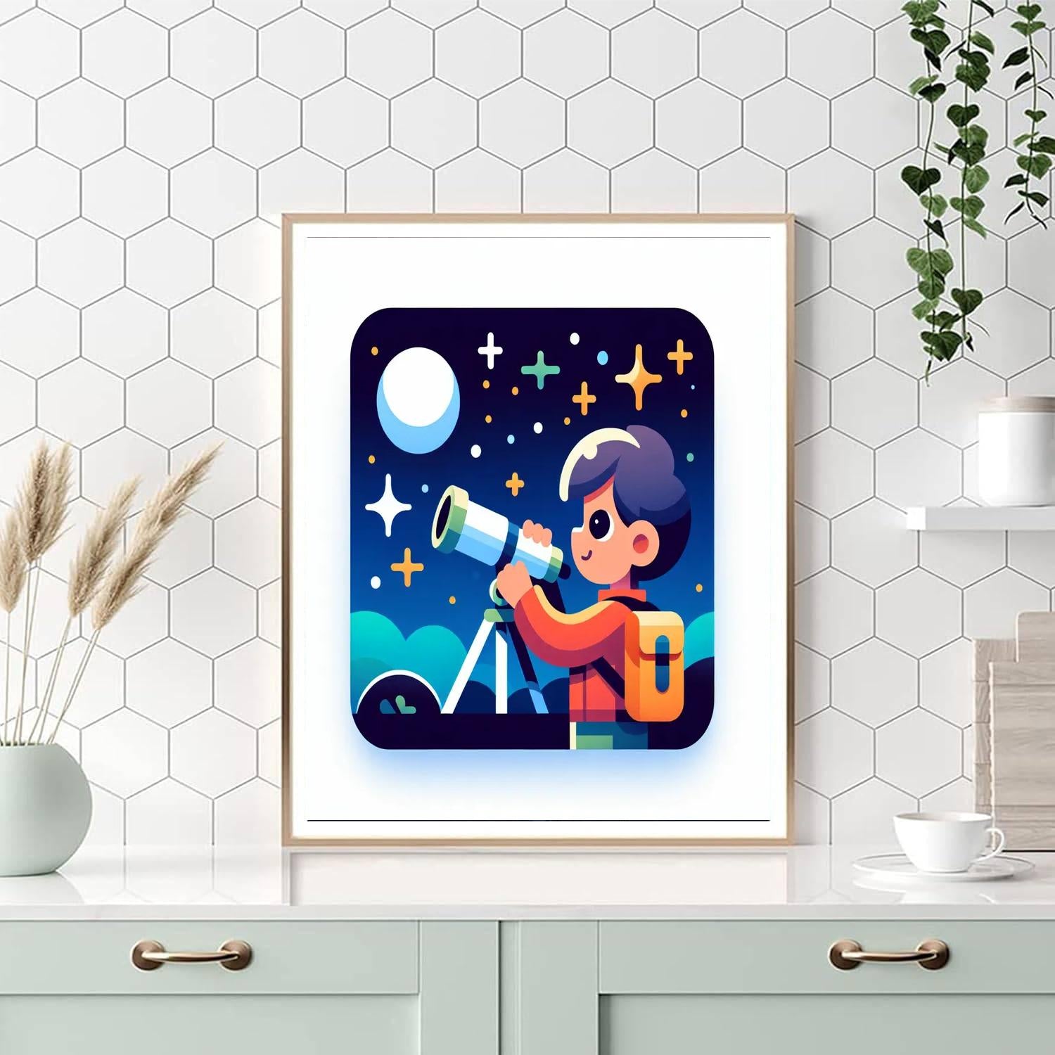 Star Gazer’s Dream Painting By Numbers Kit