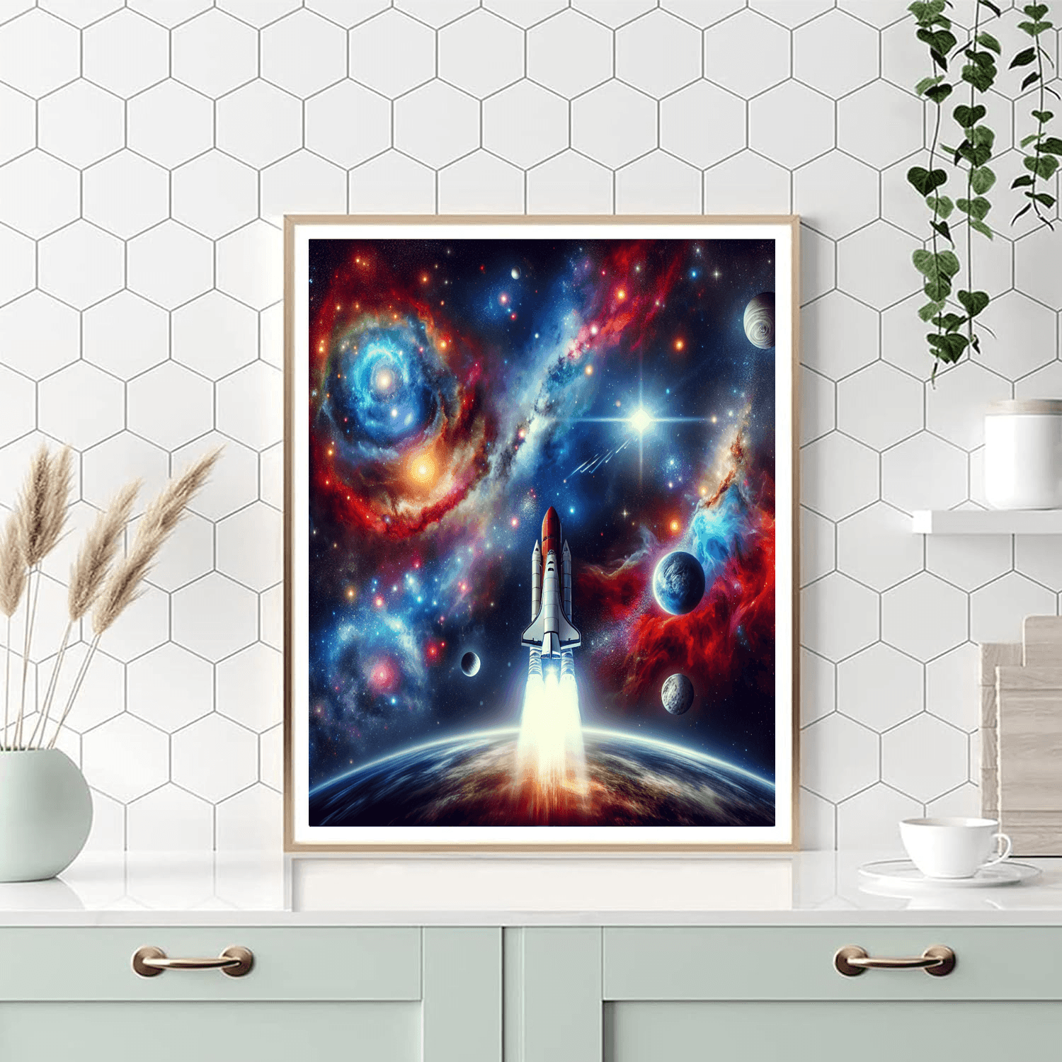 Galactic Explorer's Journey Numbered Painting Kits