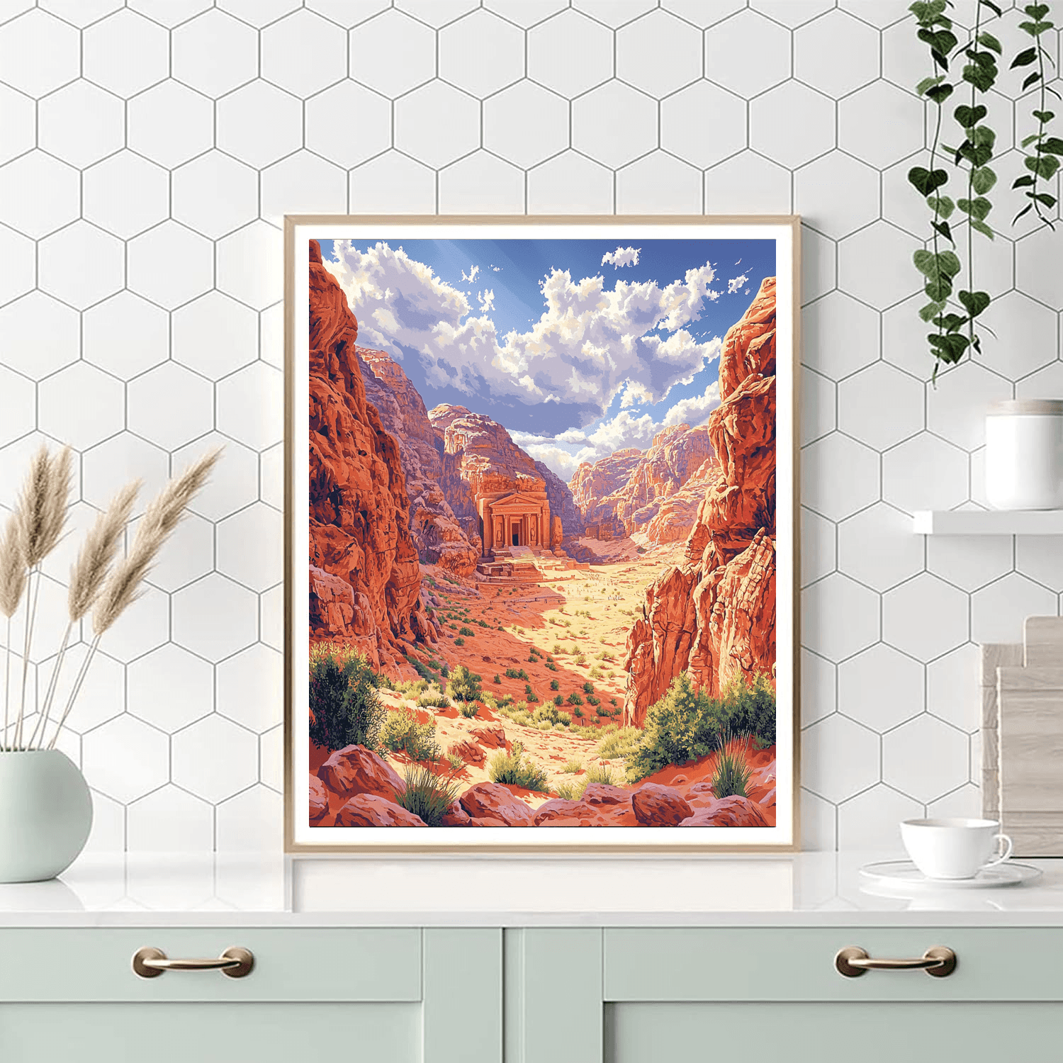 Petra Desert DIY Paint By Numbers