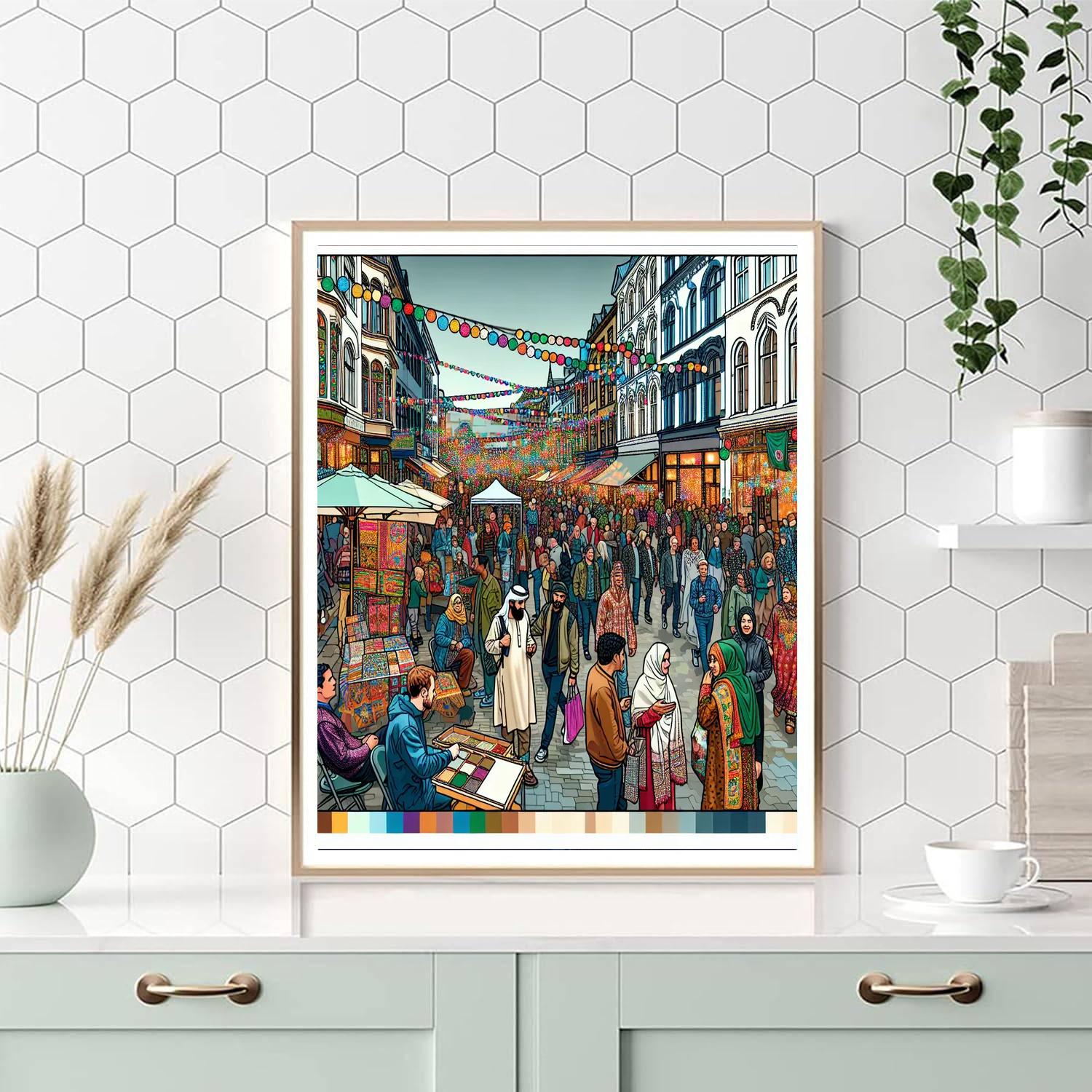 Reykjavik Cultural Night Paint By Numbers Art