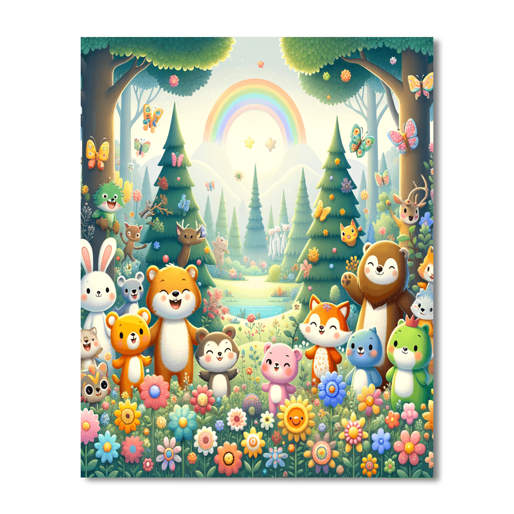 Whimsical Woodland Wonders Paint By Numbers Kits