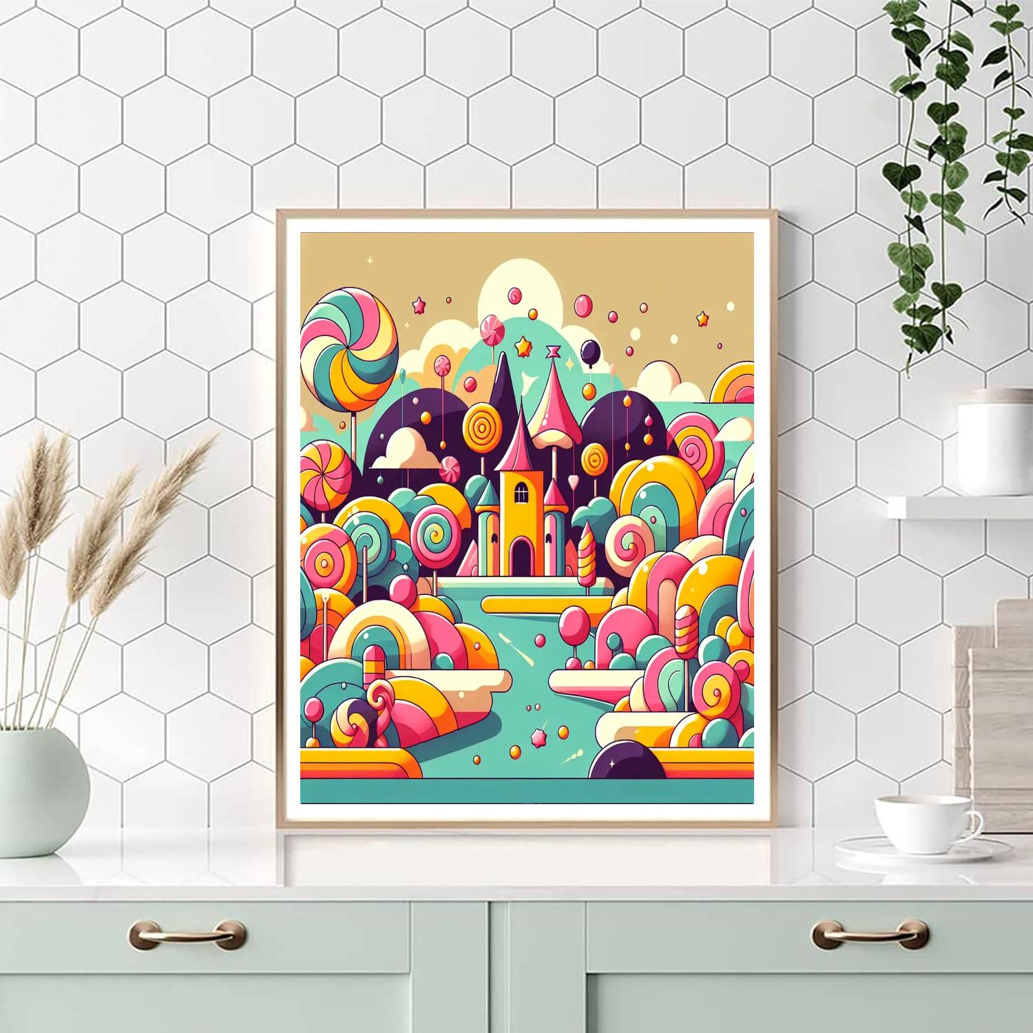 Celebration In Candy Land Paint By Color