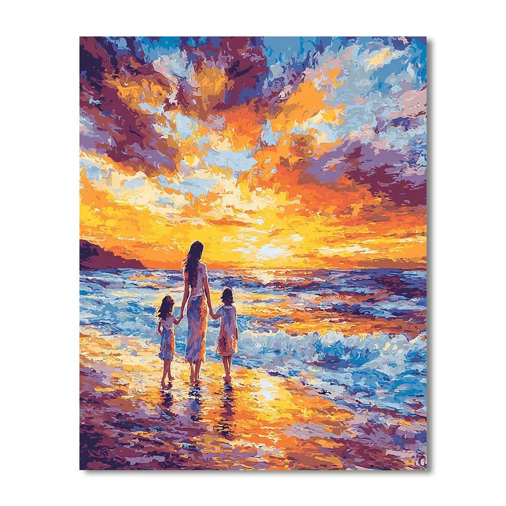 Sunset Adventures Painting Number Kit