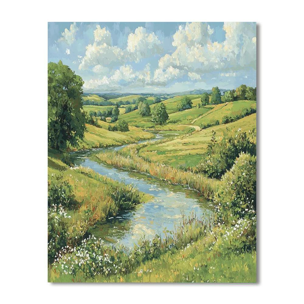 John Constable Inspired Pastoral Dreams  DIY Paint By Numbers