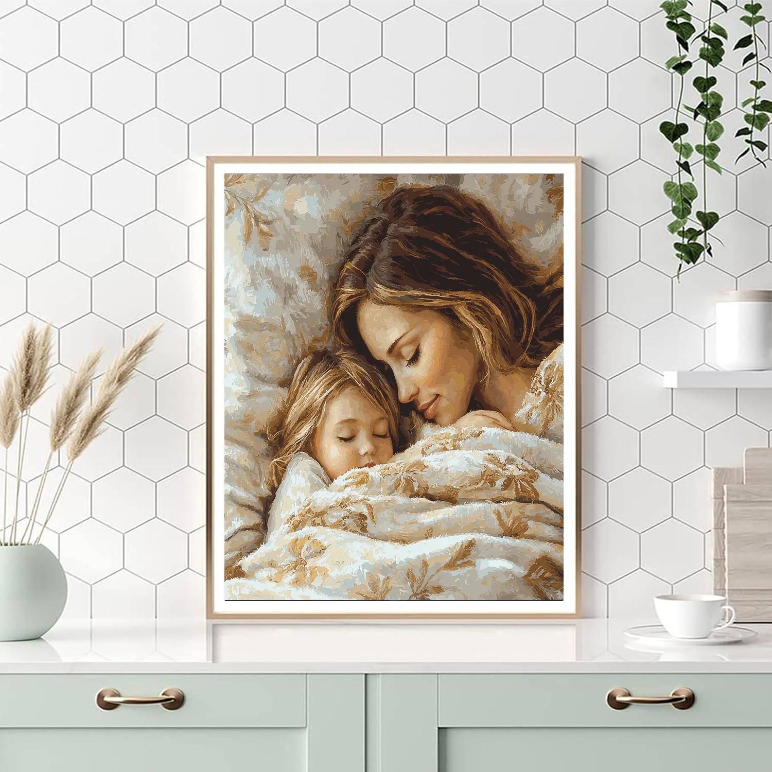 Mommy's Cozy Blanket Paint By Number
