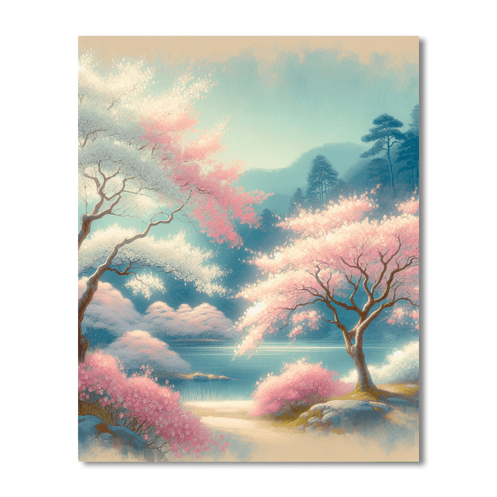 Blossom Breeze Paint By Numbers Art