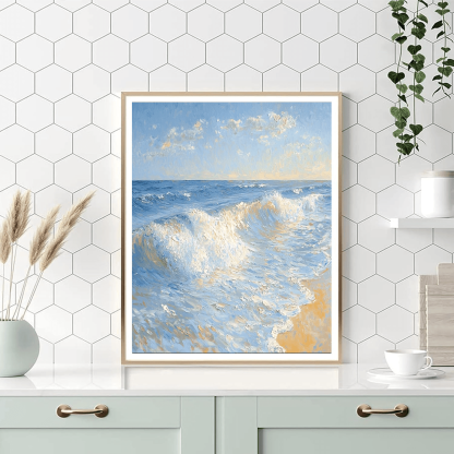 Claude Monet Inspired Ocean Whispers  Painting By Numbers Kit