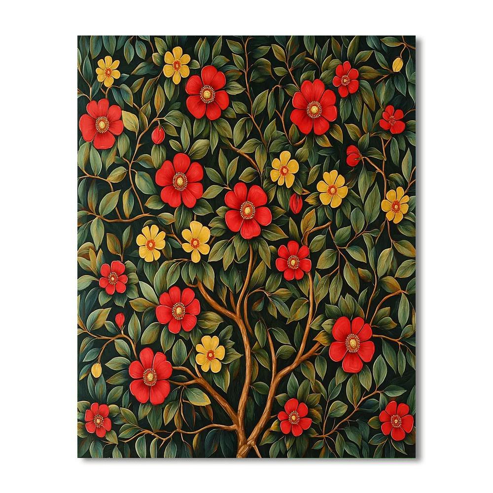 Frida Kahlo Inspired Mystic Blooms  Numbered Painting Kits