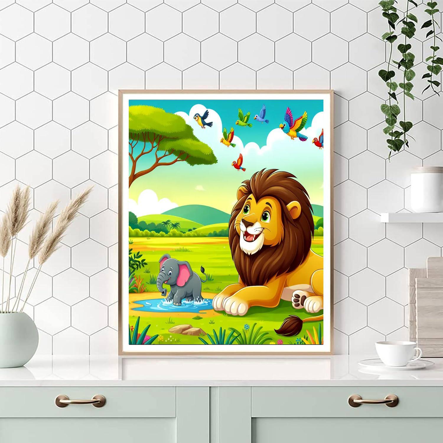 Exploration Of The Animal Kingdom DIY Paint By Numbers
