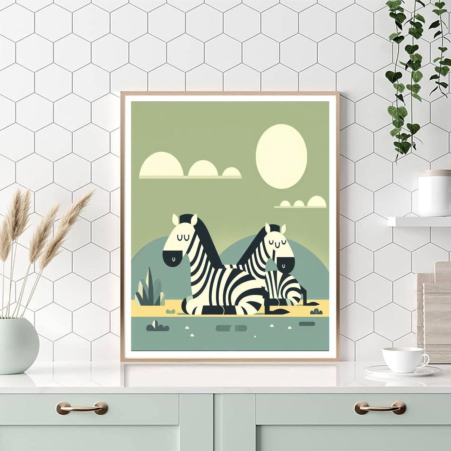 Zebra Zen Paint By Color