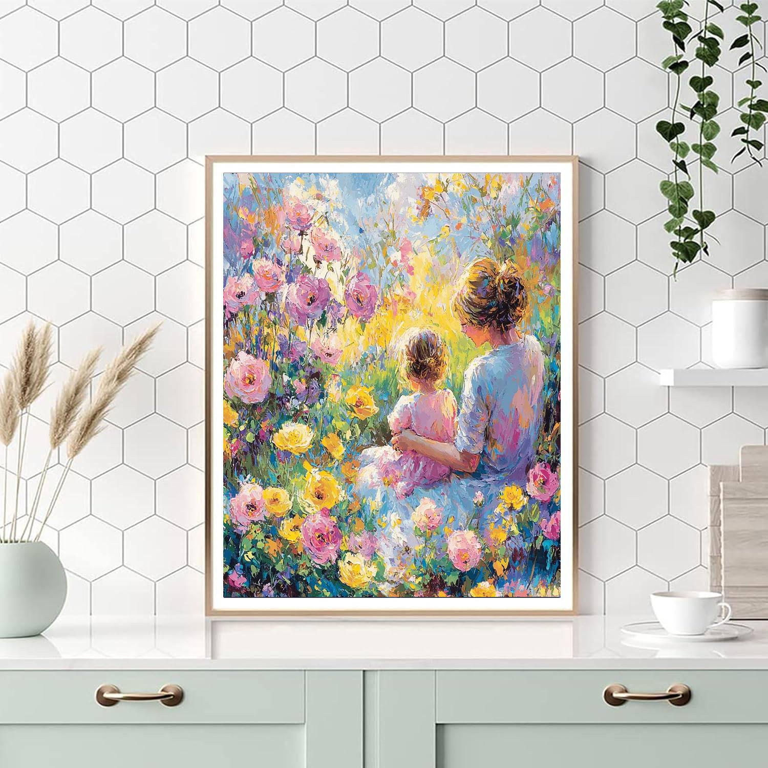 A Mother's Garden Of Love Painting By Numbers Kit