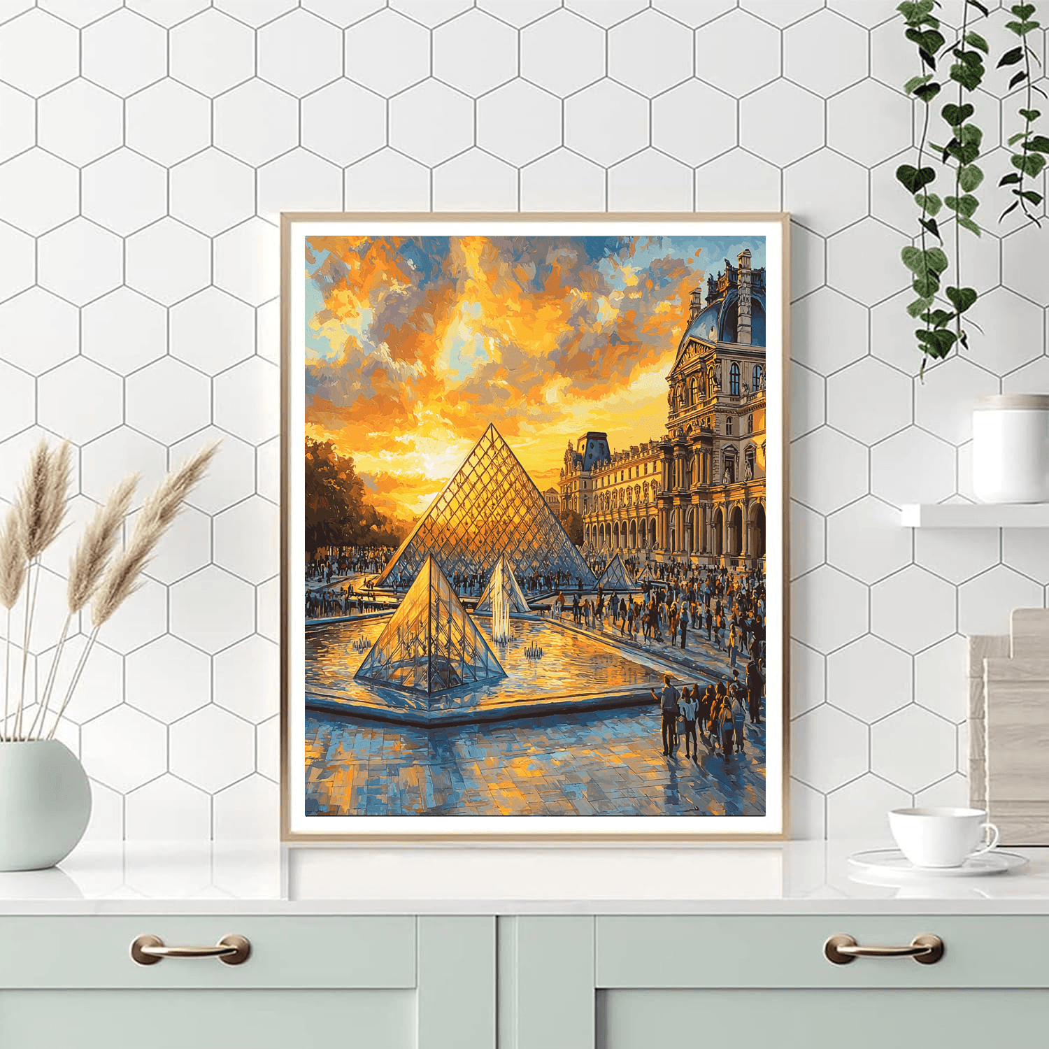 Louvre Museum DIY Paint By Numbers