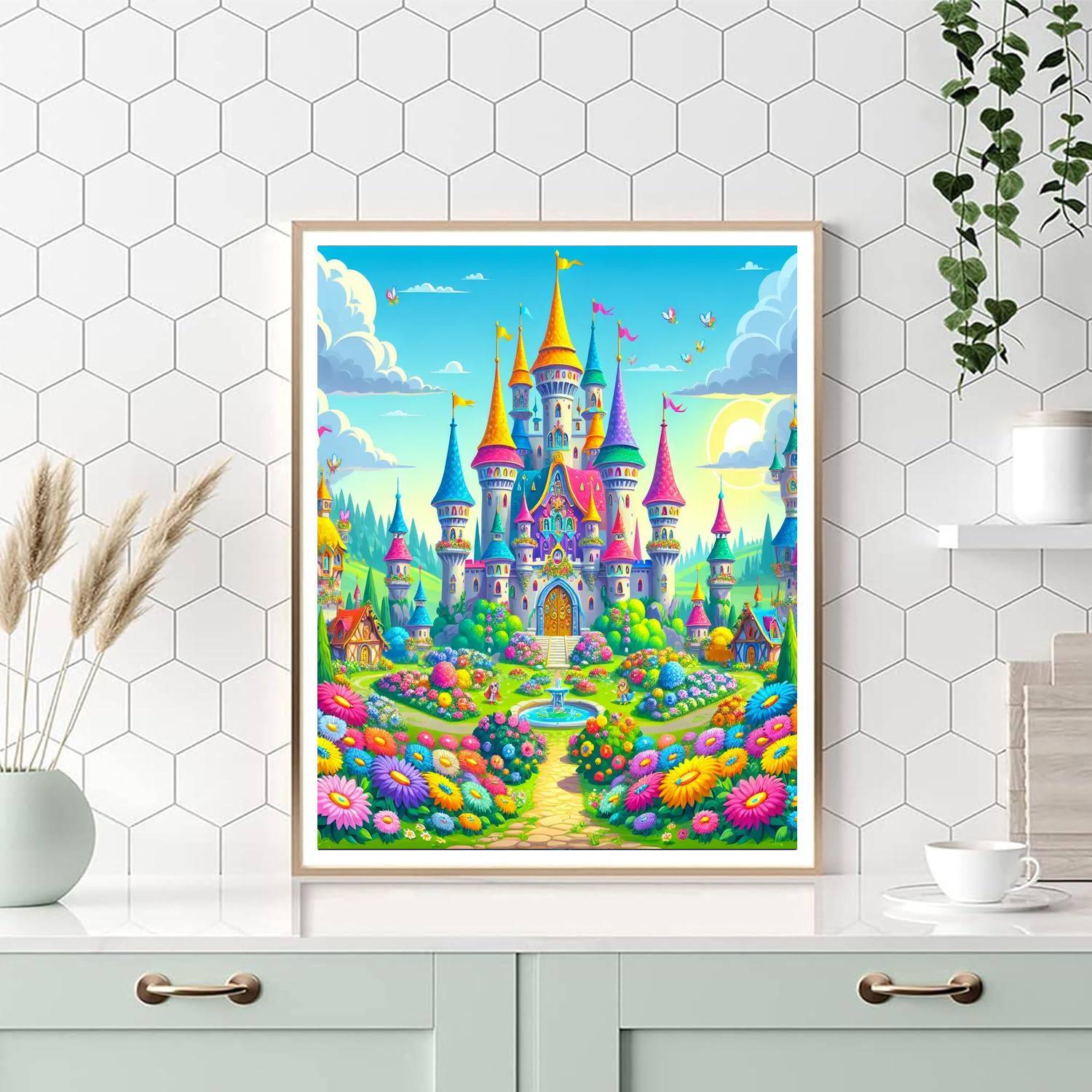 The Enchanted Castle Paint By Numbers Art