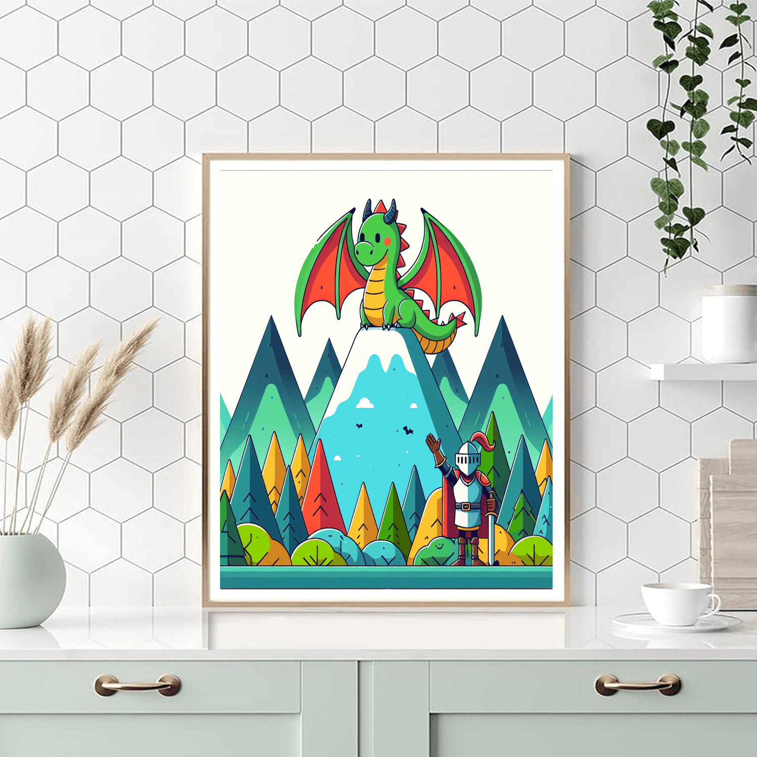 Daring Dragon Quest Number Painting