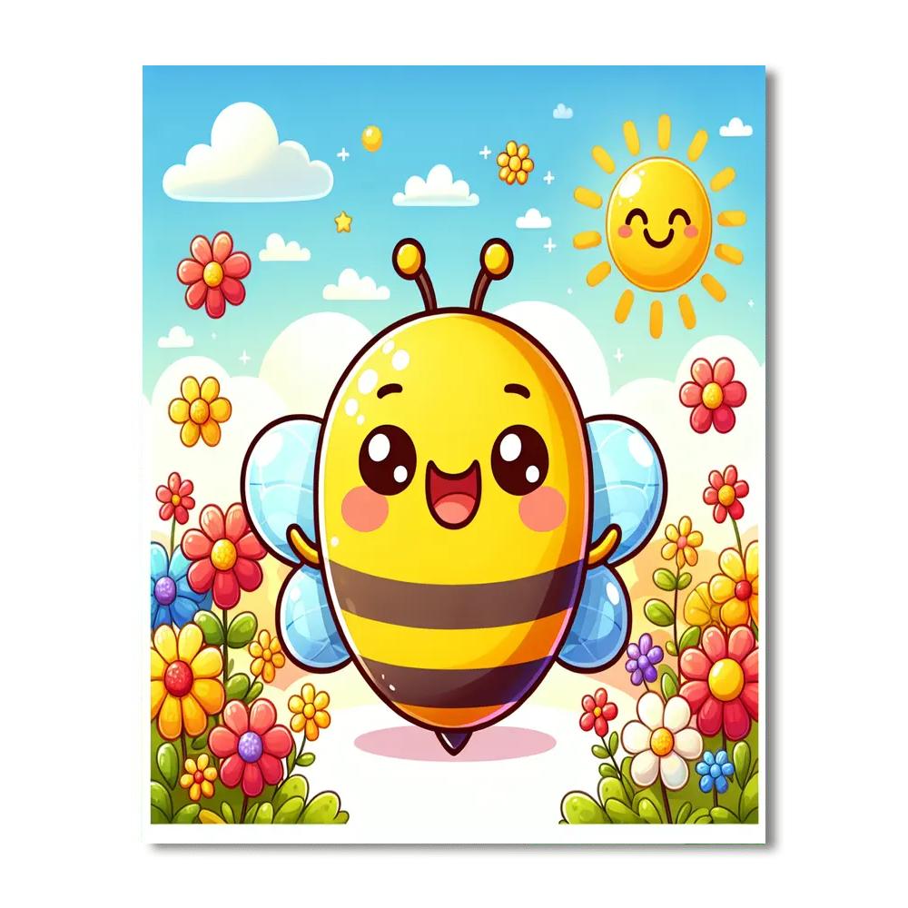 Buzzy Honeybee Numbered Painting Kits