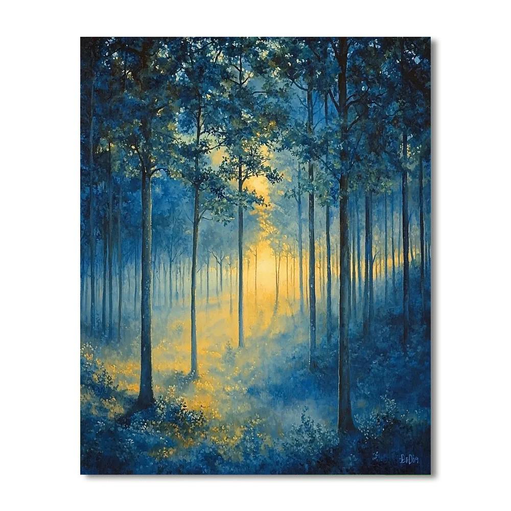 Edgar Degas Inspired Echoes Of A Forest Dawn  Paint By Numbers Kits