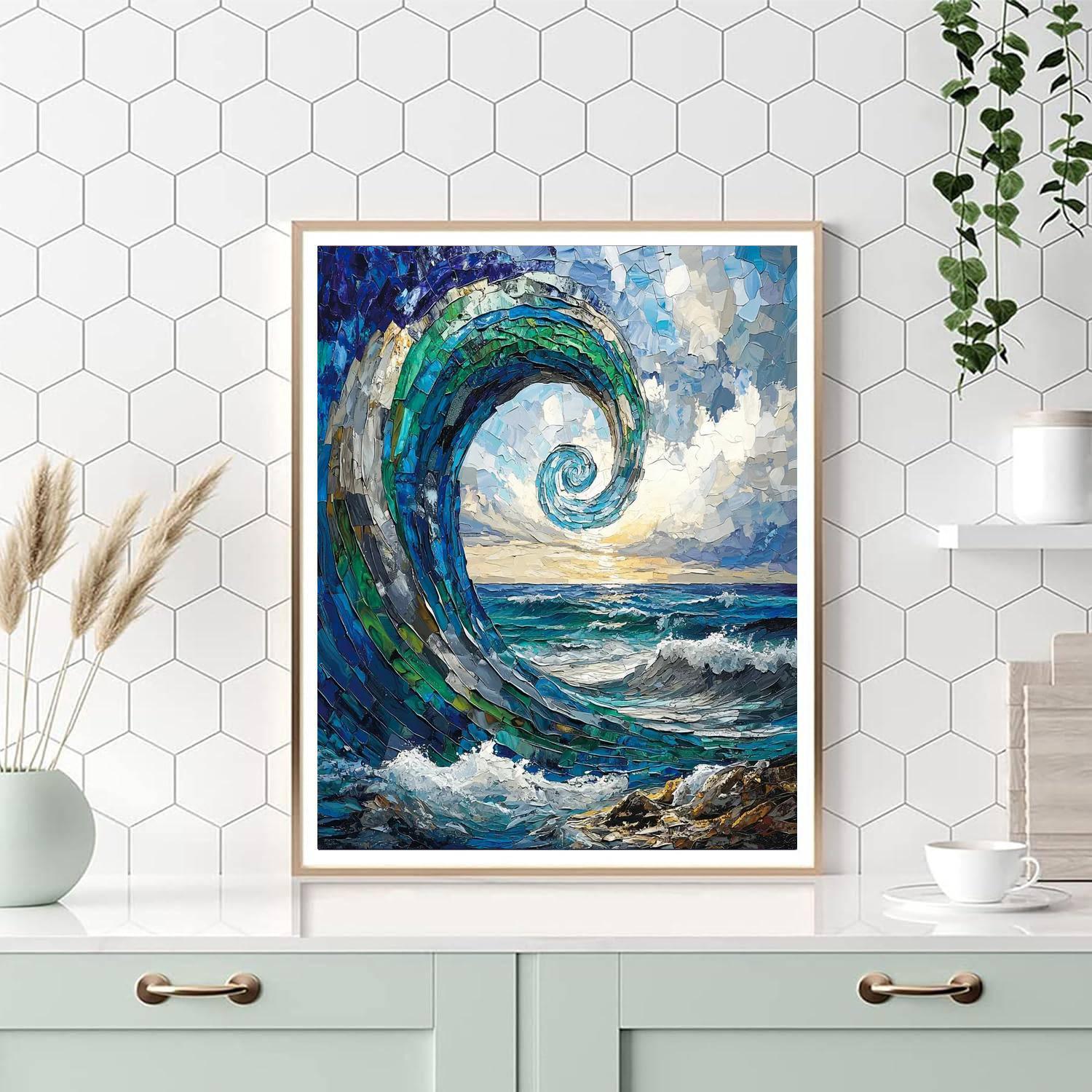 Michelangelo Inspired Whispering Elements  Paint By Numbers Kits