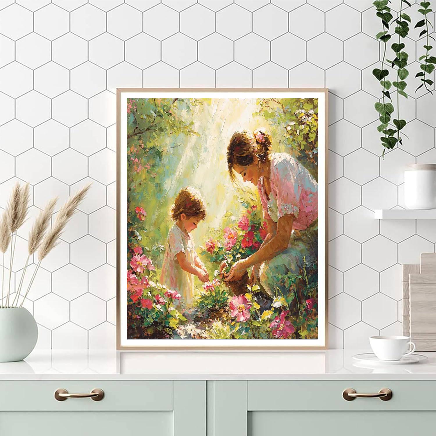 Moments In The Garden Painting Number Kit