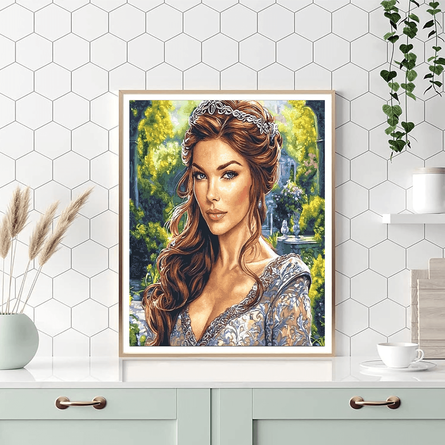 Natalie Dormer: The Regal Ambiguity Of The Queen's Guard Paint By Number