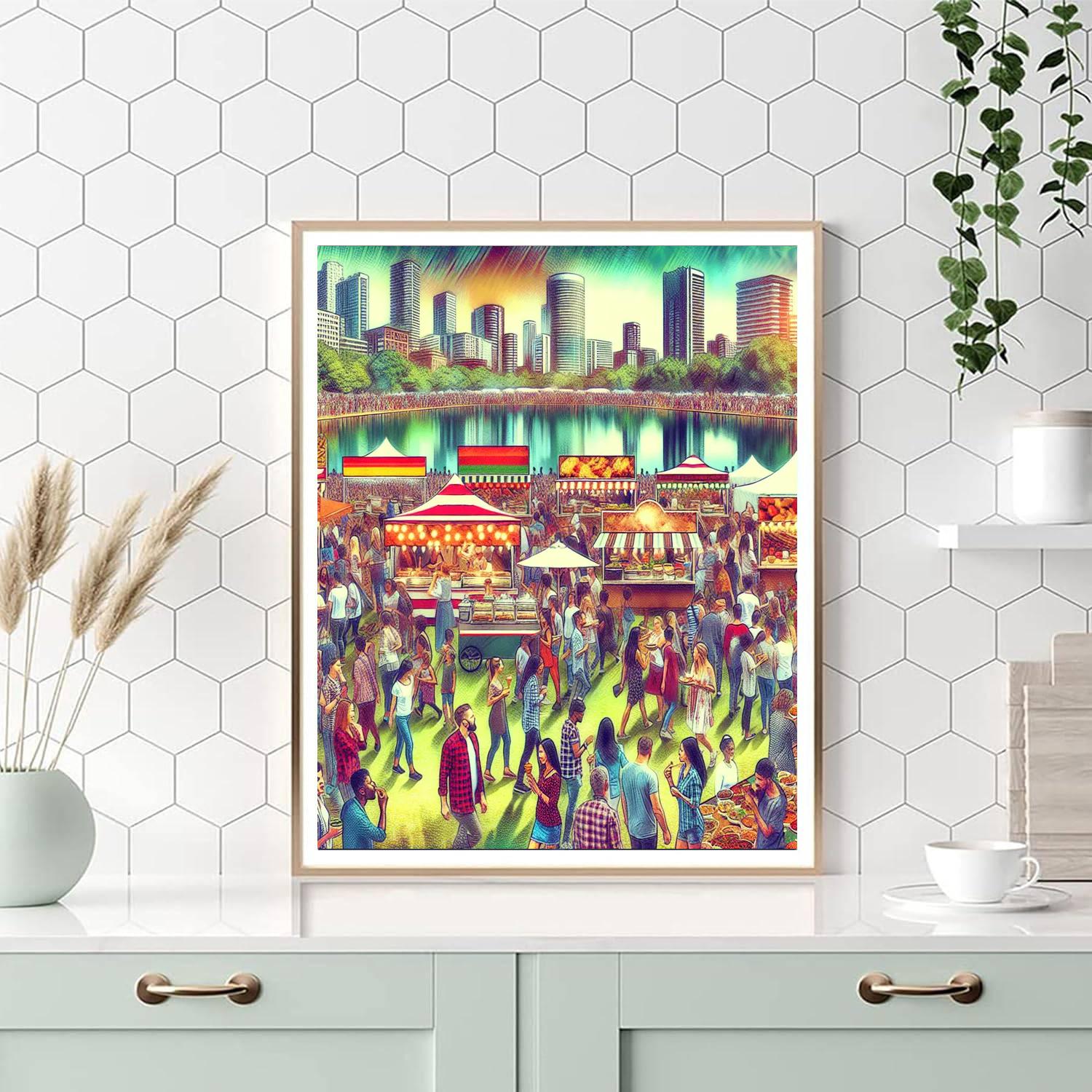 Taste Of Chicago - Chicago Numbered Painting Kits