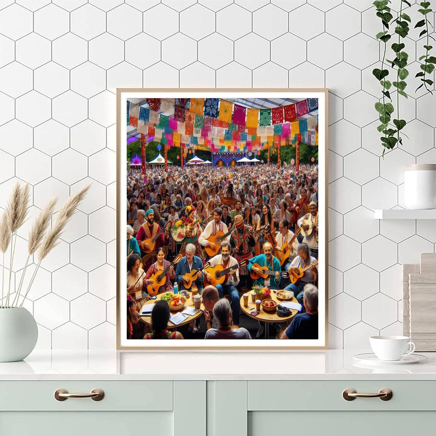 Folk Life Festival Painting Number Kit