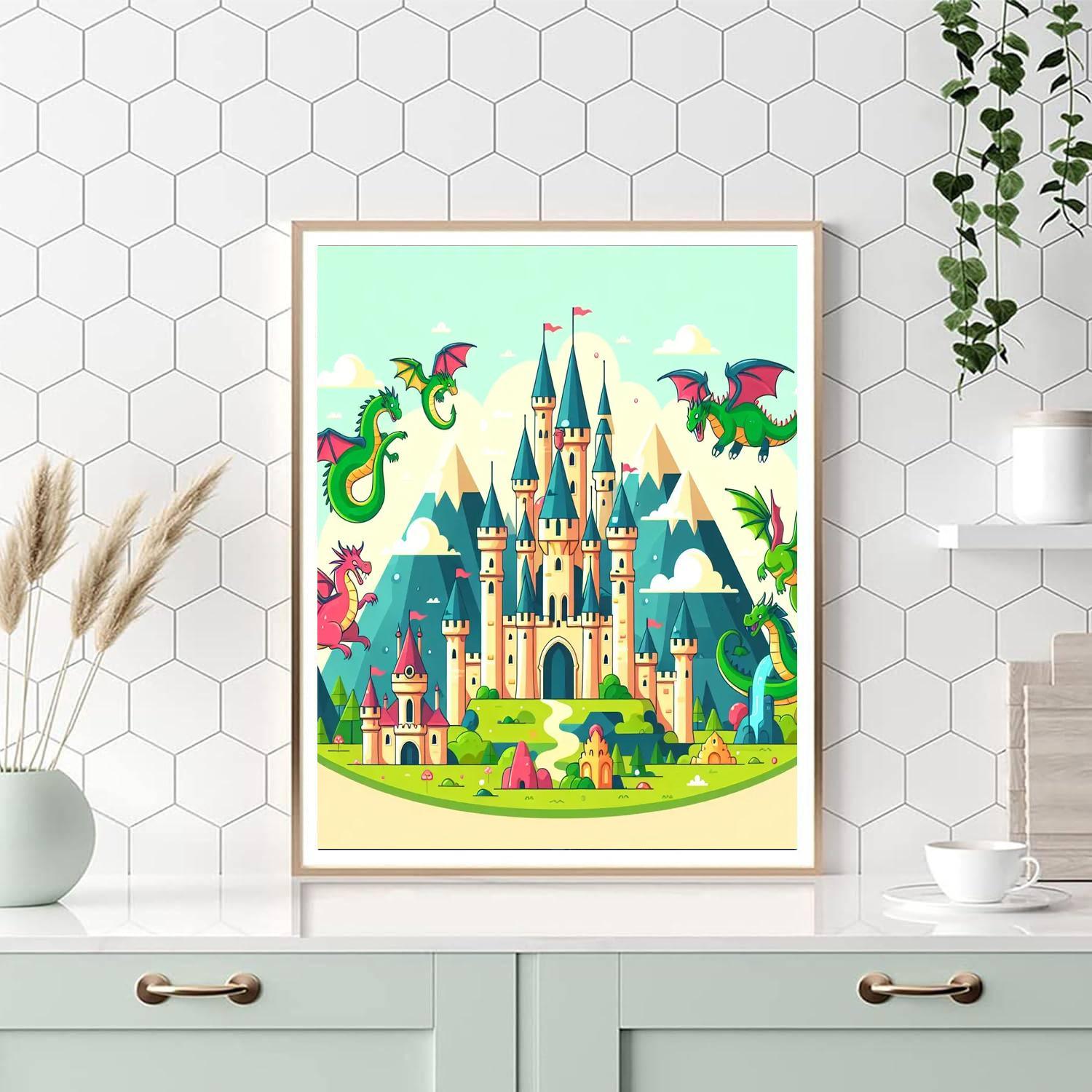 Fantasy Kingdom Escape Paint By Color