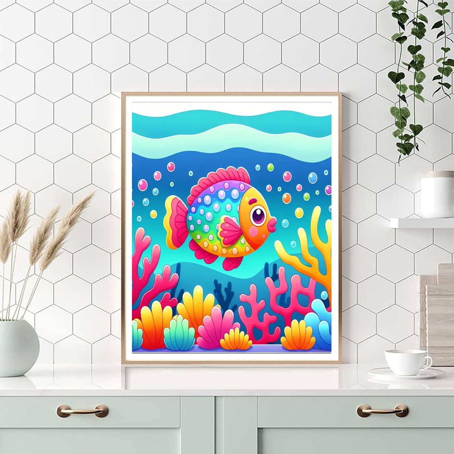 Colorful Fish Paint By Color