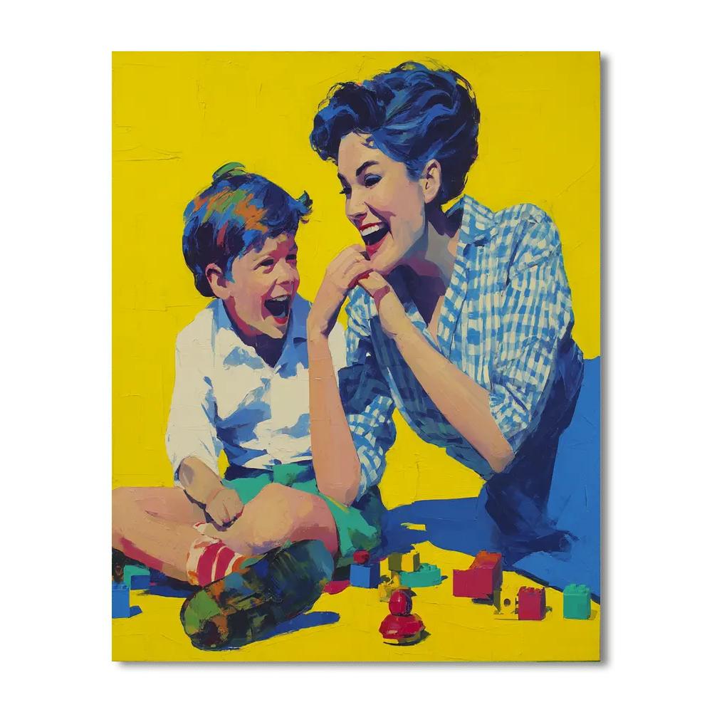 Playful Moments With Mom DIY Paint By Numbers