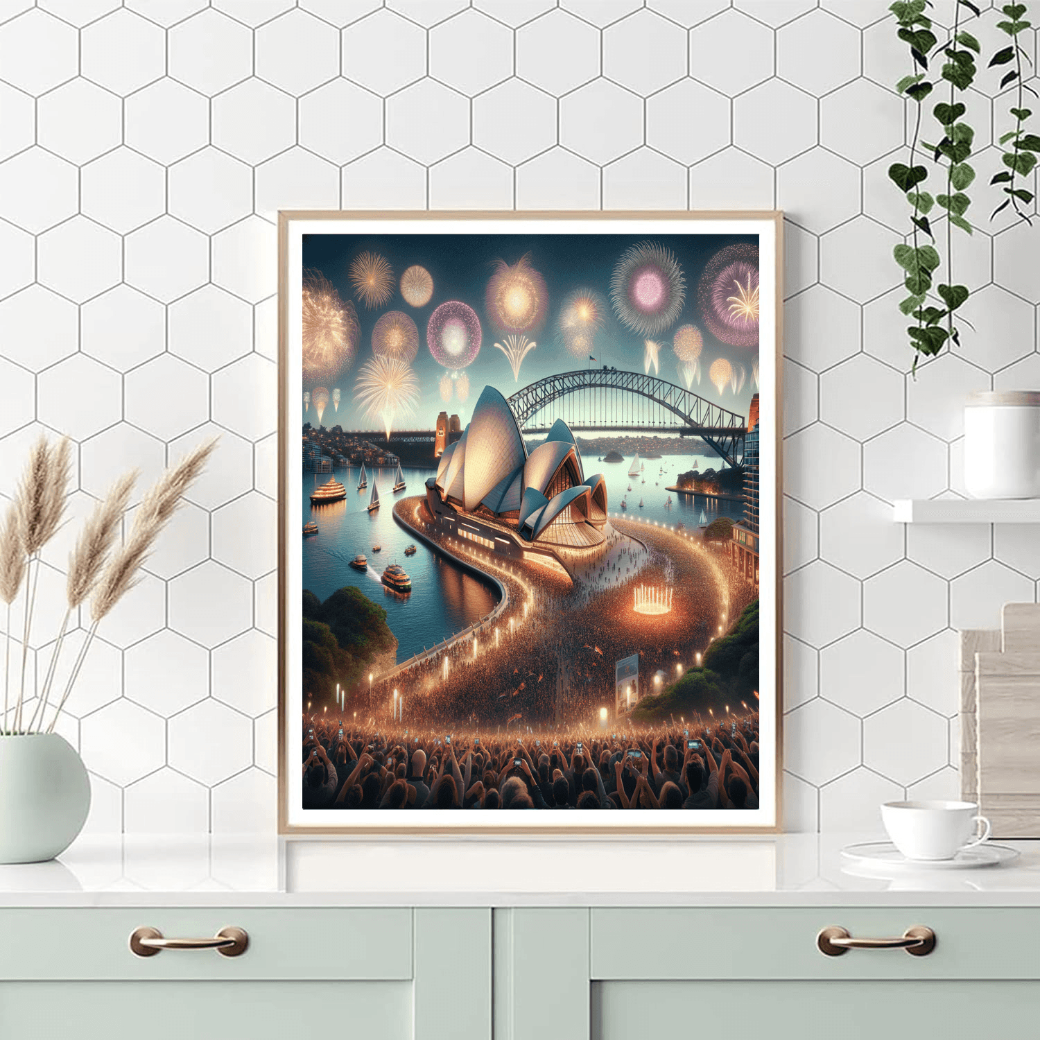 Sydney New Year's Eve - Australia Number Painting