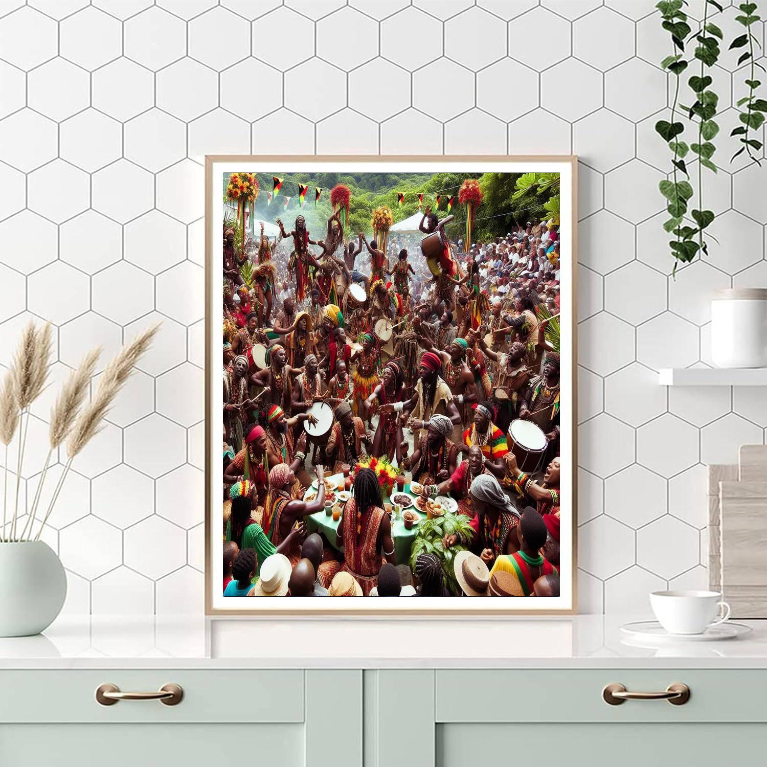 Kingdom Day - Jamaica Paint By Numbers