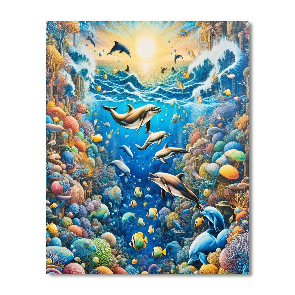 Adventurous Underwater Quest Paint By Color