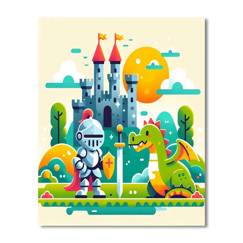Knights Of Valor Paint By Number
