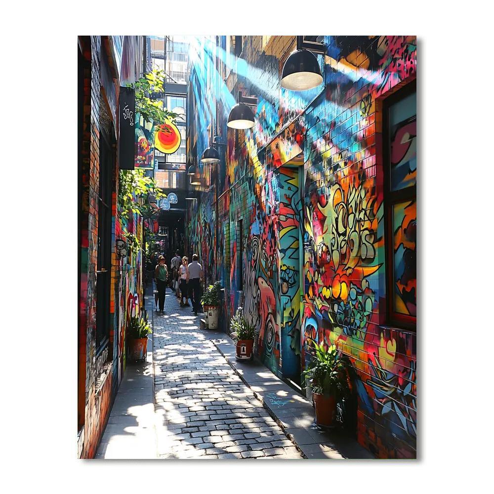 Street Art Tour In Melbourne Painting Number Kit