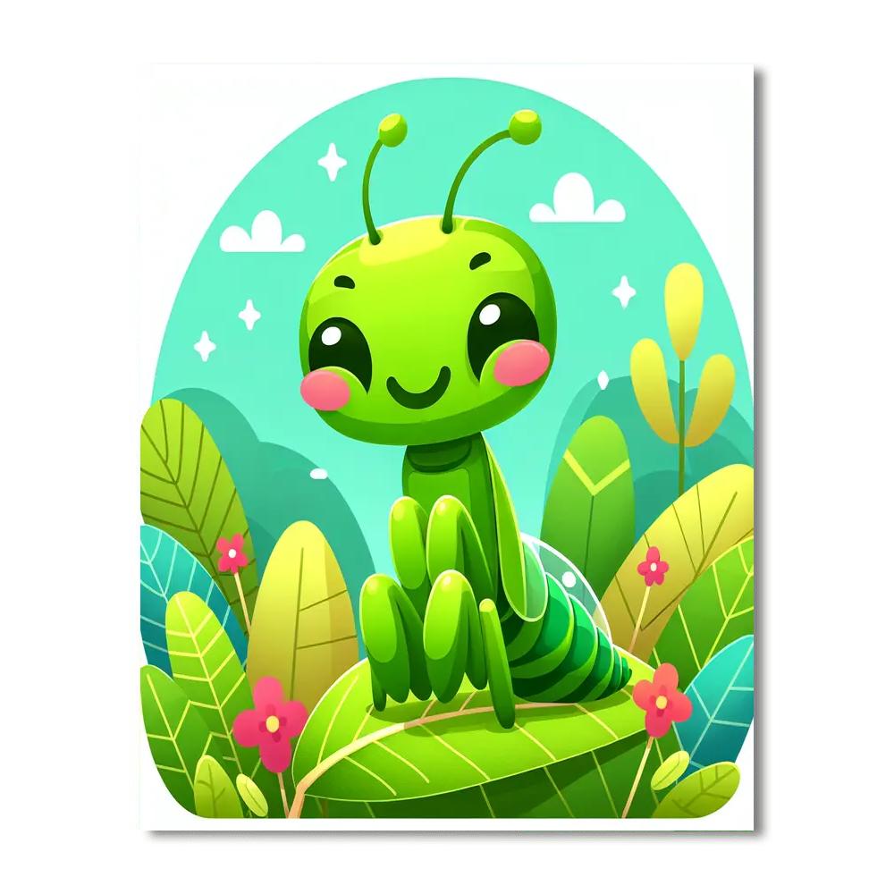 Merry Mantis Painting By Numbers Kit