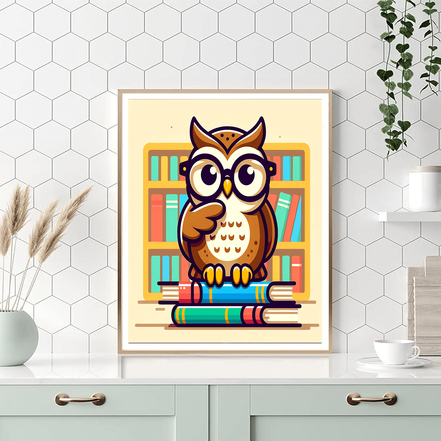 Wise Owl Library Paint By Numbers Kits