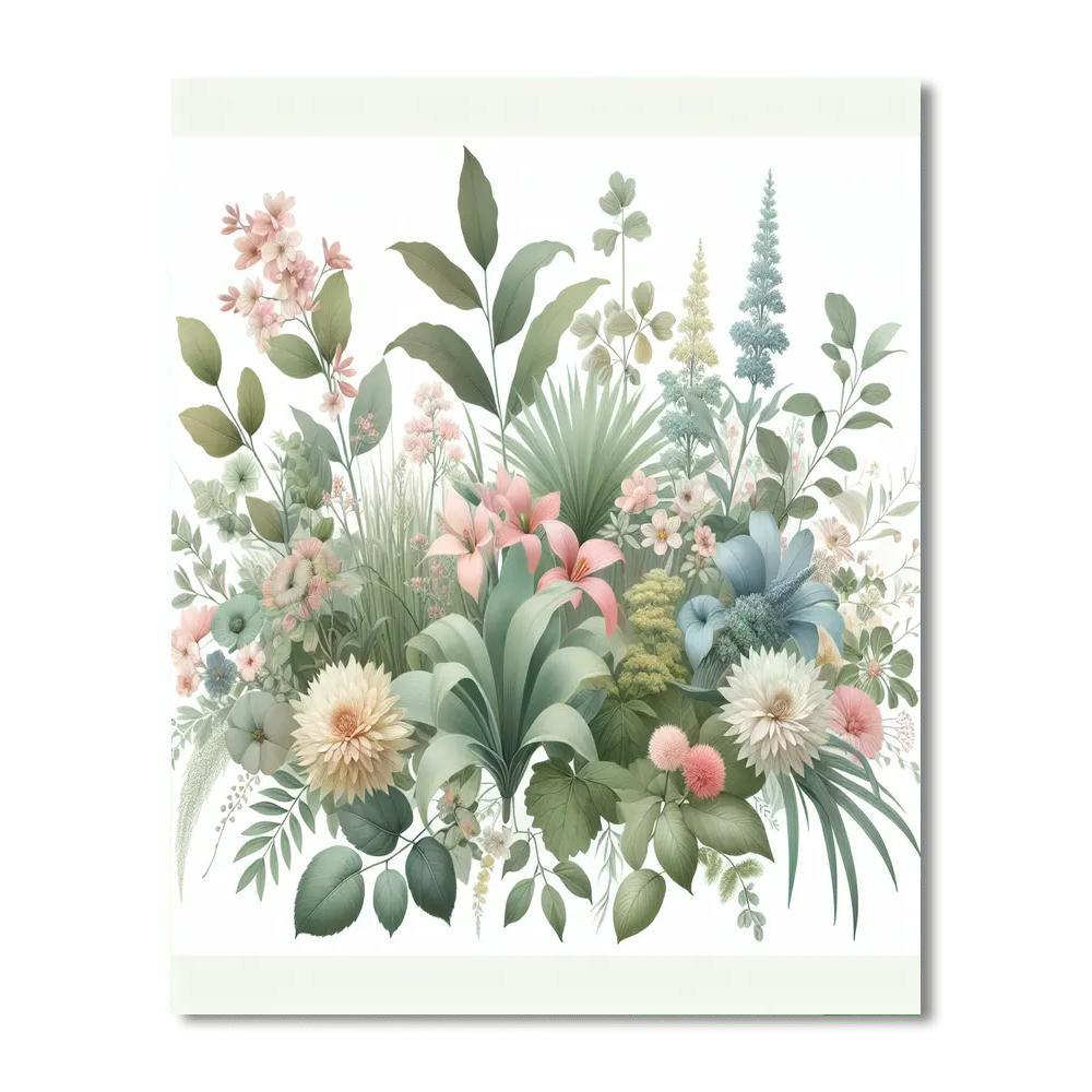 Botanical Harmony Paint By Number