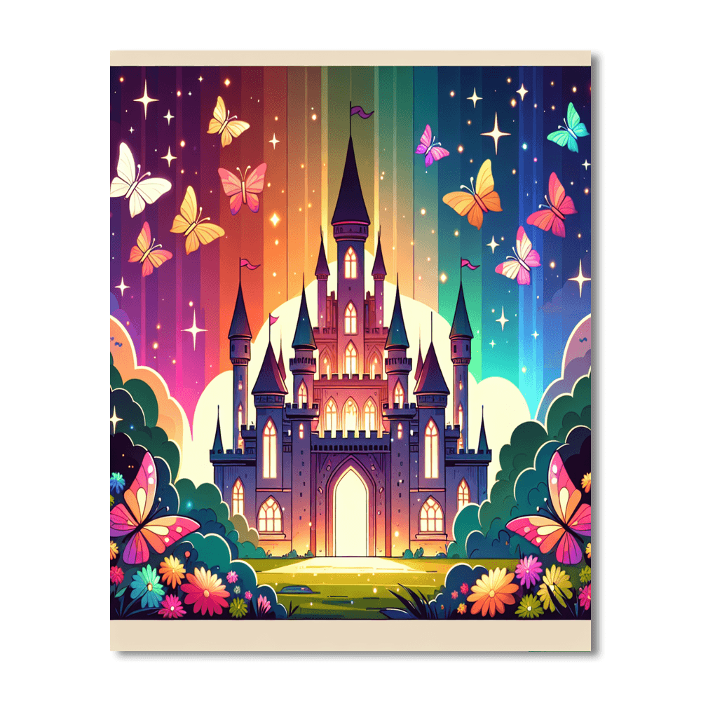 Magical Castle Fantasy Paint By Numbers Kits