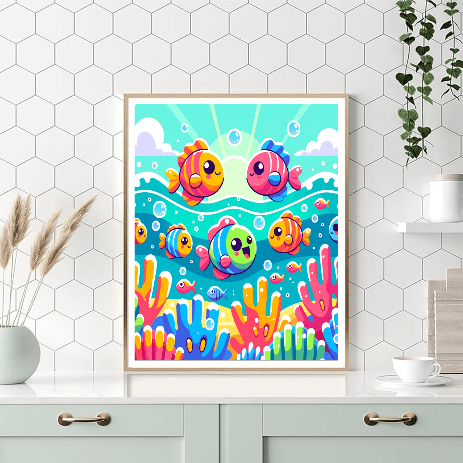 Wonderful Underwater World Paint By Number