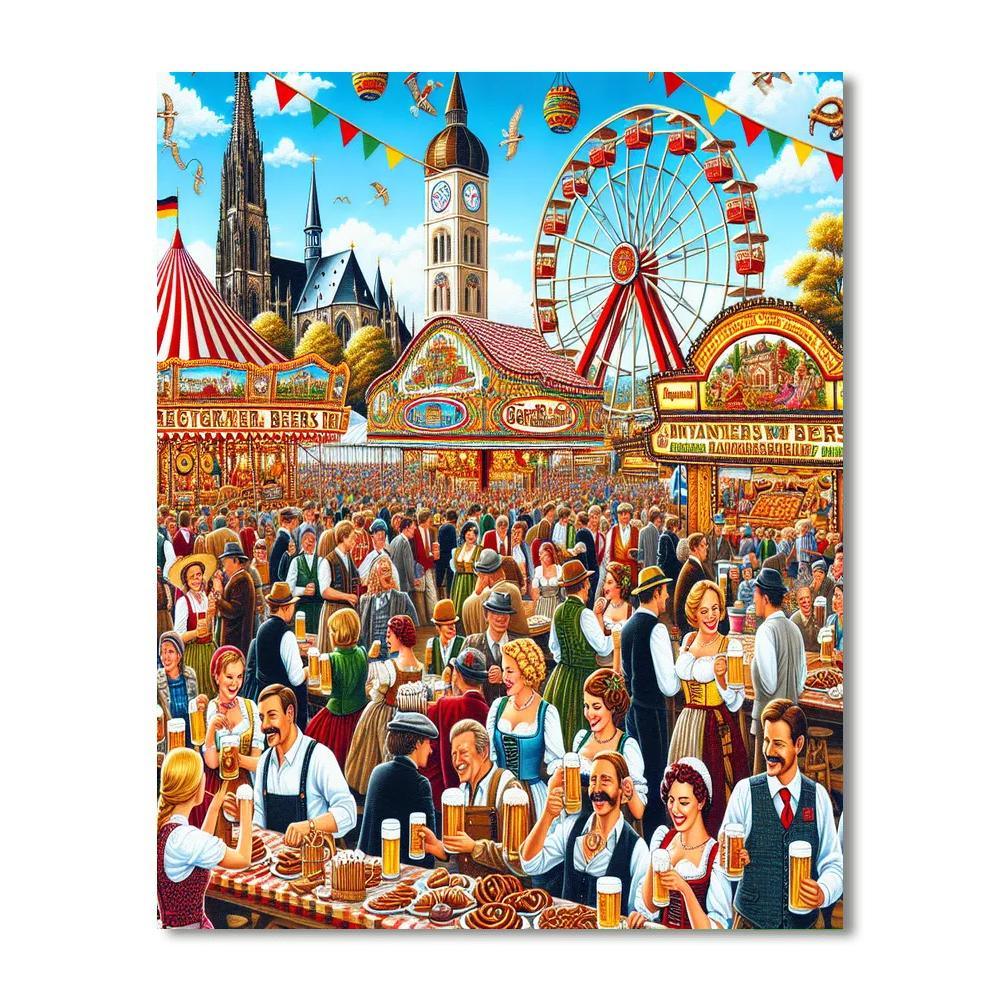 Frühjahrsvolksfest - Germany Paint By Color