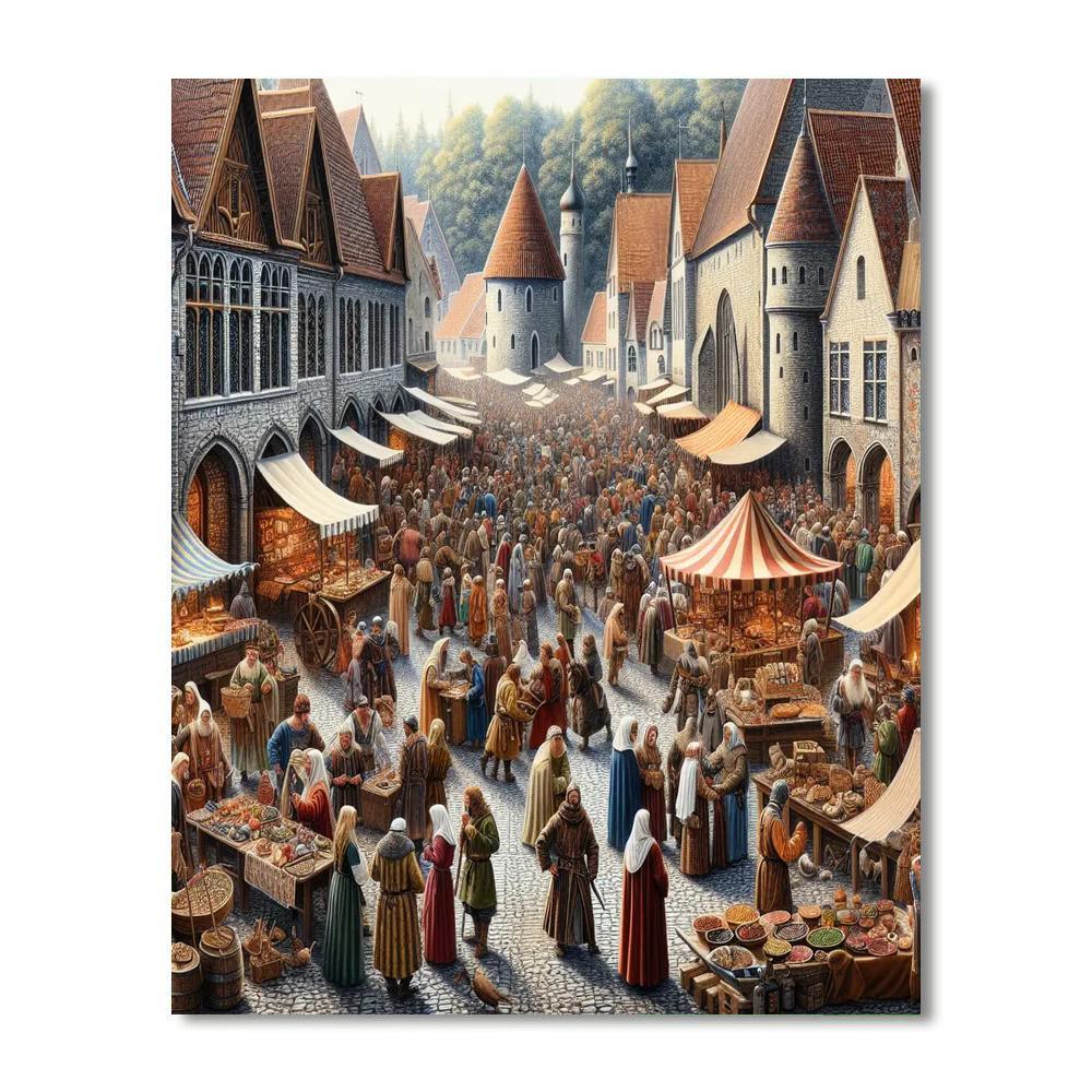 Tallinn Medieval Days - Estonia Numbered Painting Kits