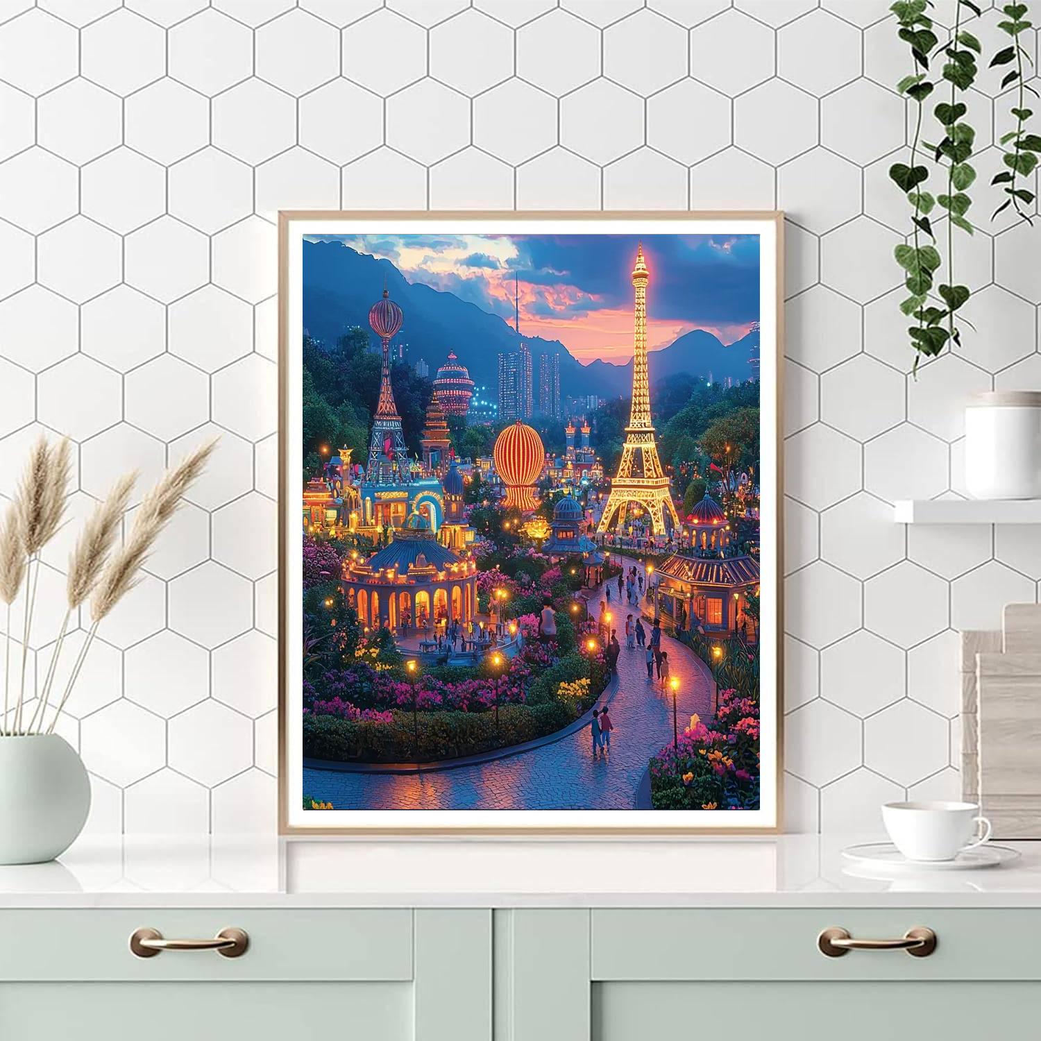 Shenzhen's Window Of The World Numbered Painting Kits