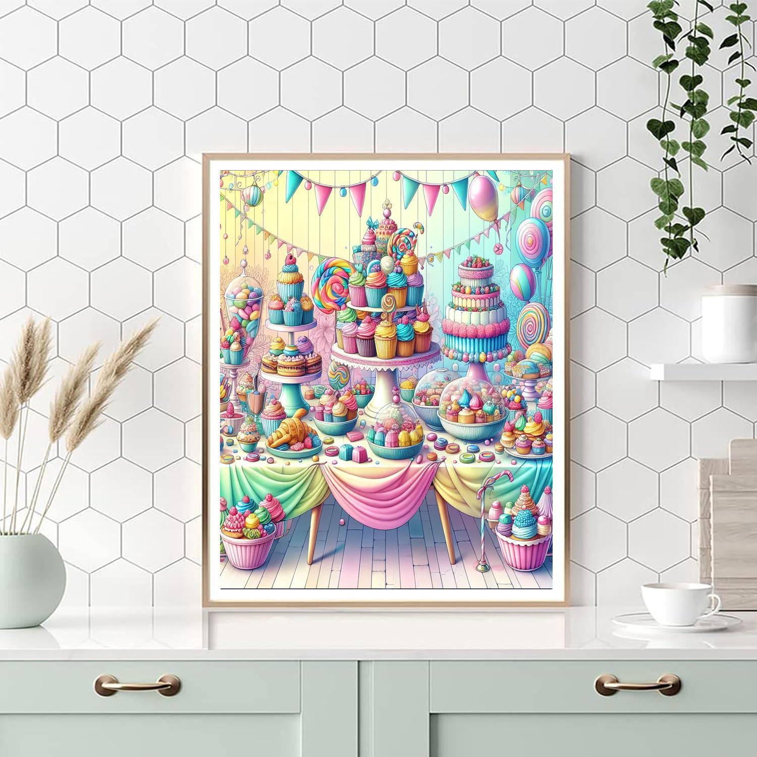 Delightful Sweet Treats Paint By Numbers Art