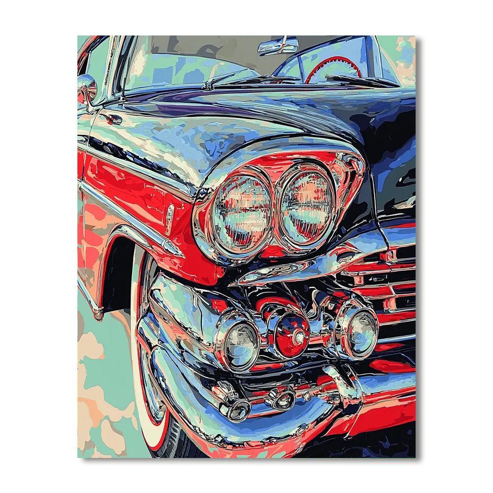 Norman Rockwell Inspired Vintage Voyager  Paint By Number